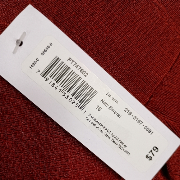 NWT Premier Amour Midi Dress in Merlot Size 16 - Picture 5 of 8